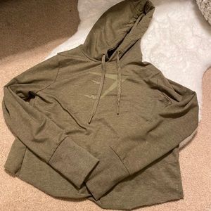 Olive green hoodie Gymshark